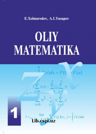 OLIY MATEMATIKA I-QISM